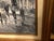 Mid-Century Modern Mid-Century Monochromatic Parisian Street Scene Oil Painting - Signed Burnett For Sale - Image 3 of 5