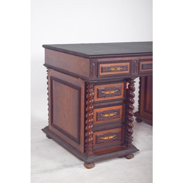 Antique Portuguese Twisted and Shaken Desk For Sale - Image 10 of 16