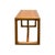 Solid Wood Light Brown Minimalistic Low Bench Coffee Table For Sale - Image 4 of 13