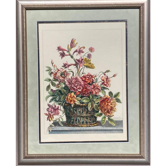 Set of Three Antique French Still Life Prints, 17th C, N. Poilly, Paris's La Belle Image, Framed For Sale - Image 4 of 6