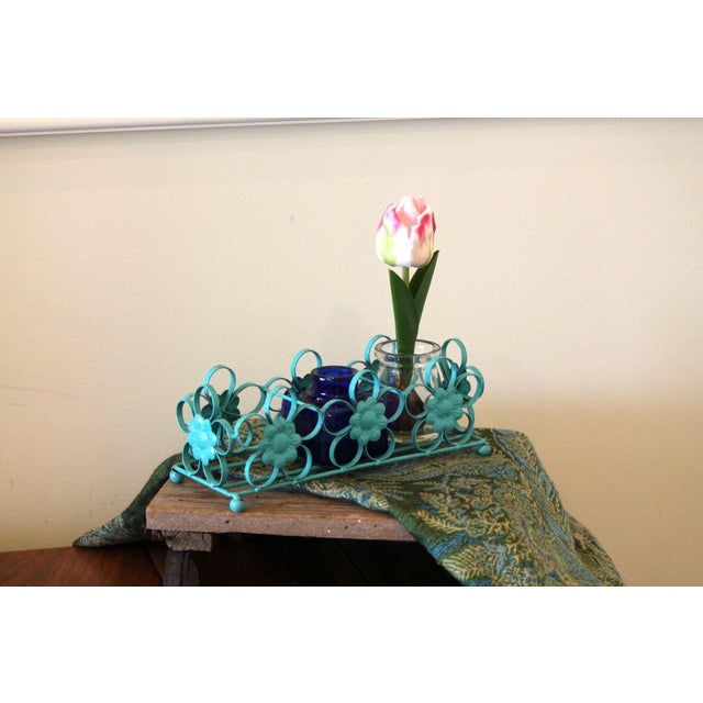 This cute vintage piece would look amazing in a kitchen or even a bathroom! There are 3 sections that would hold kitchen...