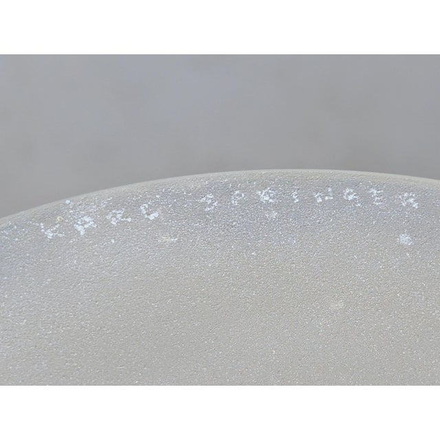 White Karl Springer Scavo Glass Candle Holders Vintage 80's For Sale - Image 8 of 8