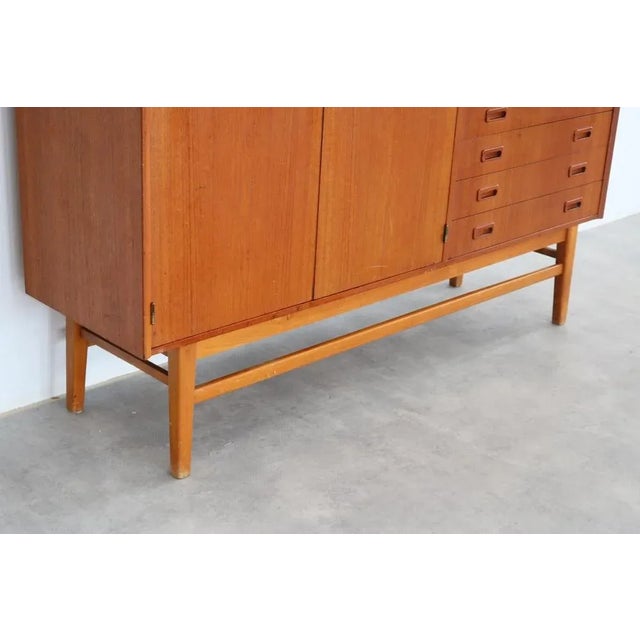 Vintage Swedish Highboard, 1960s For Sale - Image 9 of 12