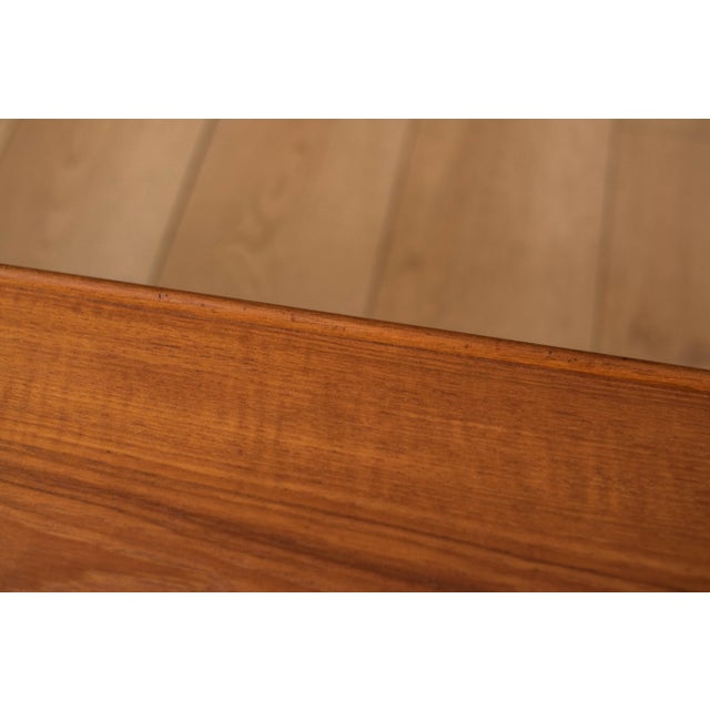 Vintage Scandinavian Low Teak Bruksbo Krobo Bench by Torbjørn Afdal for Bruksbo For Sale - Image 10 of 13