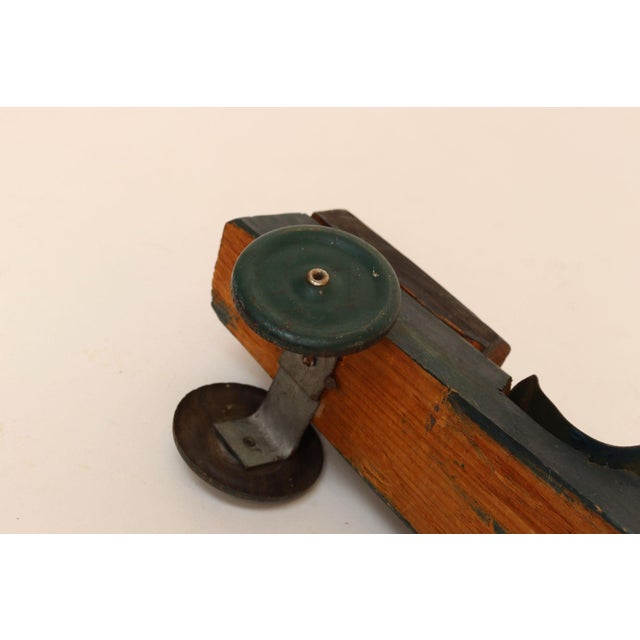 Vintage Handcrafted Wooden and Metal Soap Box / Pinewood Racer For Sale - Image 15 of 16