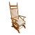 Late 19th Century Maple Spindle Back Platform Rocker For Sale