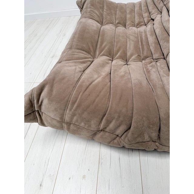 Vintage Alcantara Togo 2-Seater by Michel Ducaroy for Ligne Roset, 1990s For Sale - Image 11 of 18