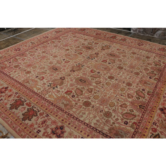 Hand-knotted in wool circa 1910-1920, an antique 11x13 arts & crafts rug - latest to join Rug & Kilim’s European rug...