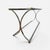 Mid-Century Modern 1970s Attributed to Maison Jansen Chrome Smoked Glass Console Table For Sale - Image 3 of 8