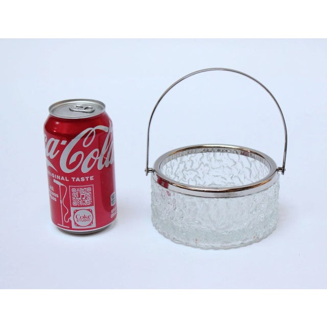 1940s Art Deco Crystal and Silverplate Bon Bon Dish For Sale - Image 10 of 11