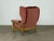 Danish Wingback Lounge Chair in Oak by Henning Kjærnulf, 1960s For Sale - Image 4 of 12