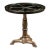 Early 20th Century Repurposed Industrial Cast-Iron Mill Wheel Round Dining Table With Glass Top For Sale