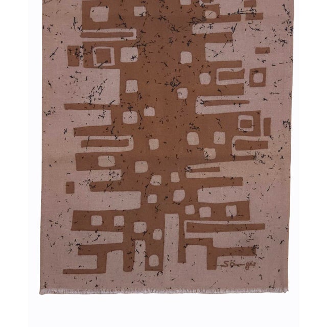 Mid-Century Modern Mid-Century German Pop Art Screen-Printed Wall Hanging by Traute Sänger, 1970s For Sale - Image 3 of 4