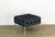 Chenille Ottoman on Italian Style Metal Legs For Sale In Miami - Image 6 of 11