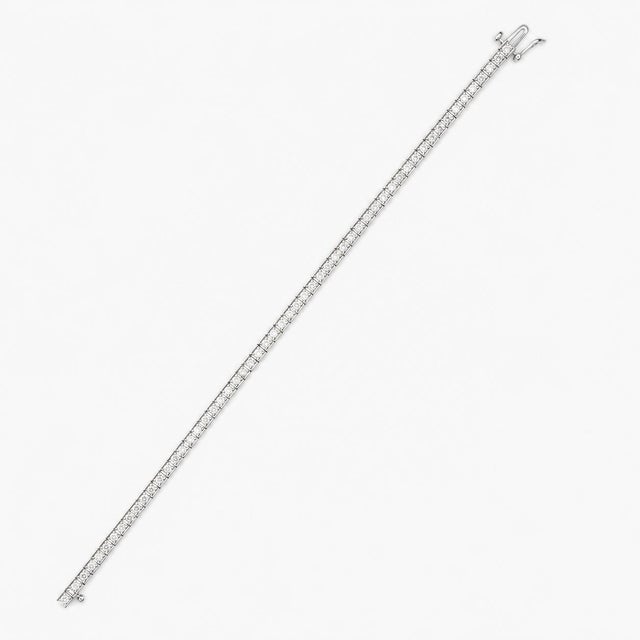 Contemporary 14k Diamond Bracelet For Sale - Image 3 of 3