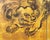Mid 20th Century Japanese Showa Four Panel Screen Pair of Karashishi Foo Dogs For Sale - Image 12 of 18