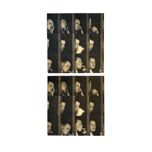 Gerry Hunt, William, Photographical Works Mounted on Wood Panels, 1979, Set of 2 For Sale - Image 6 of 12