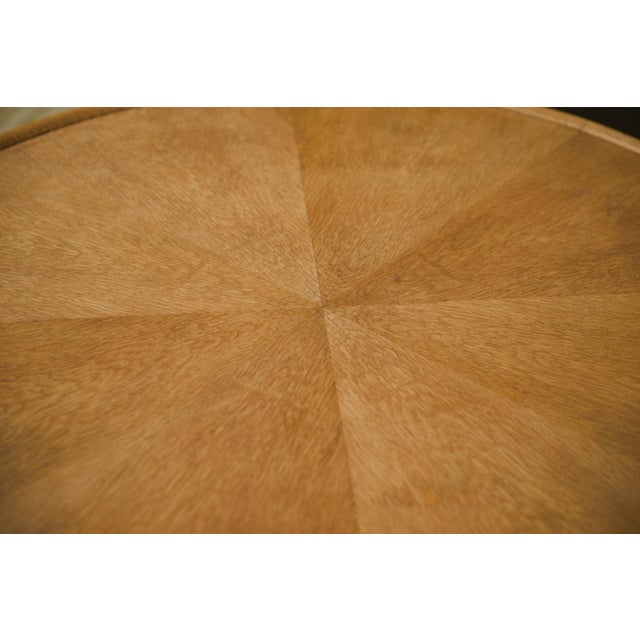 Vintage Oak Side Table with Tapered Legs by Louis Majorelle, 1930s For Sale - Image 4 of 13