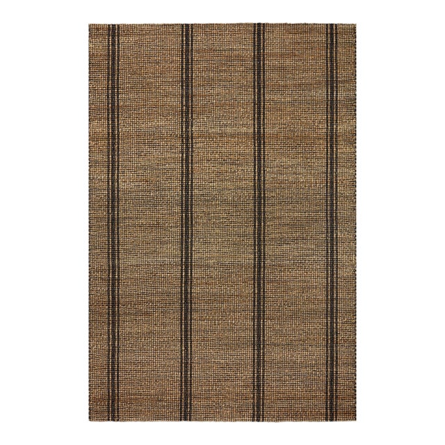 Angela Rose x Loloi Colton Natural / Black 5'-0" x 7'-0" Area Rug For Sale