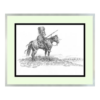 Late 20th Century Watching over the Village, Joe Beeler For Sale