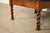 Stickley Brothers Antique Arts & Crafts Carved Oak Barley Twist Lounge Chair With Ottoman, Circa 1920s For Sale - Image 11 of 17