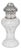 Antique American Sterling Silver and Cut Crystal Dresser Bottle, circa 1900 For Sale