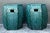 Vintage Glazed Ceramic Bamboo Garden Stools - A Pair For Sale - Image 11 of 12