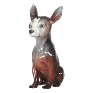 Porcelain Chihuahua Dog, 1960s For Sale