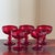 Ruby Red 1960s Ruby Red Coupe Glasses - Set of 5 For Sale - Image 8 of 11