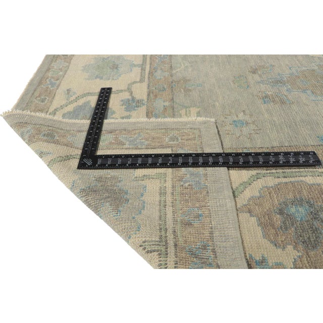 Early 21st Century Modern Style Turkish Oushak Rug, 09'02 X 12'01 For Sale - Image 5 of 9