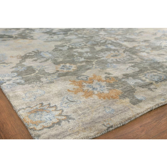 Transitional Exquisite Rugs Essex Hand-Knotted New Zealand Wool Brown/Ivory/Rust Rug-10'X14' For Sale - Image 3 of 10