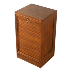 Art Deco Roller Shutter Cabinet For Sale