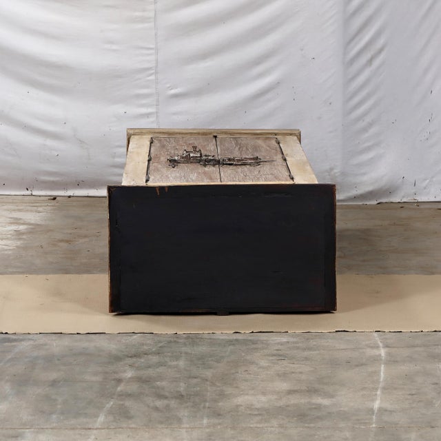 2020s Armoire Constructed From Antique Indian Teakwood Kerala Doors and Elements For Sale - Image 5 of 8