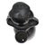 19.5" Mexican Barro Negro Mother & Child Sculpture Lamp Base For Sale In San Francisco - Image 6 of 11