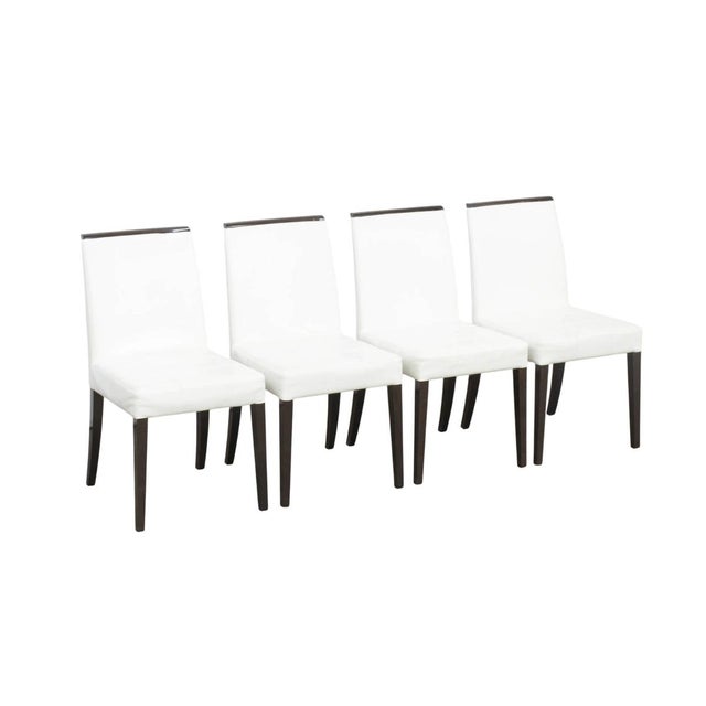 Contemporary Cantoni One and Only Leather Dining Chairs For Sale - Image 3 of 10