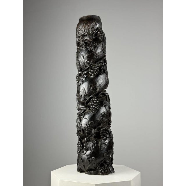 Hand-Carved Column, 18th Century For Sale - Image 14 of 18