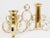 Brass and Crystals Candleholder in the style of Gaetano Sciolari from Palwa, 1970s For Sale - Image 4 of 11