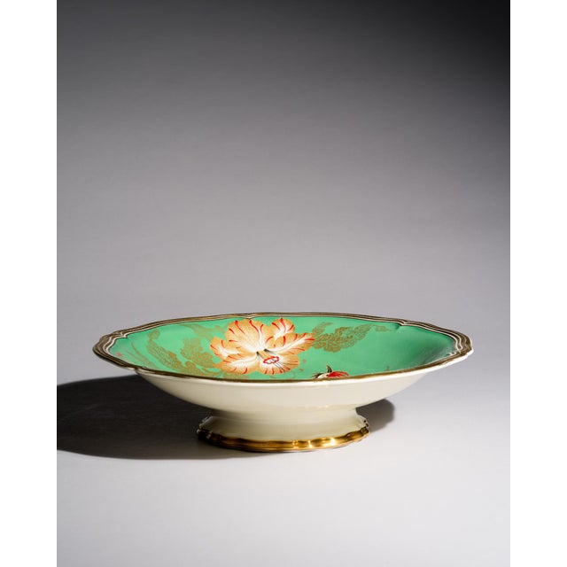 Art Deco Revival Chippendale Porcelain Bowl with Paradise Bird Decoration from Rosenthal, Germany, 1960s For Sale - Image 6 of 11