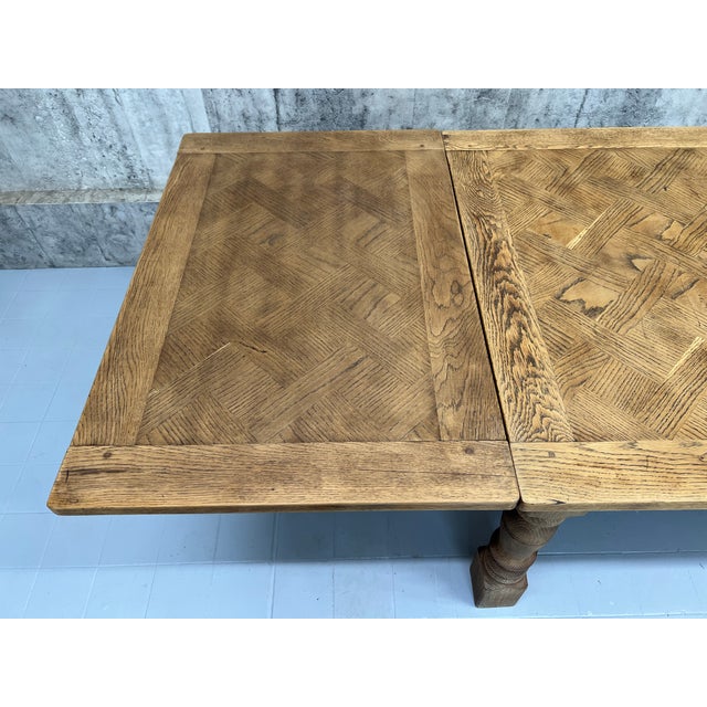 Brown Extending Dining Table, 1950s For Sale - Image 8 of 16