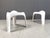 Space age design stackable Casalino stool designed by Alexander Begge for Casala. All the stools are labelled underneath...