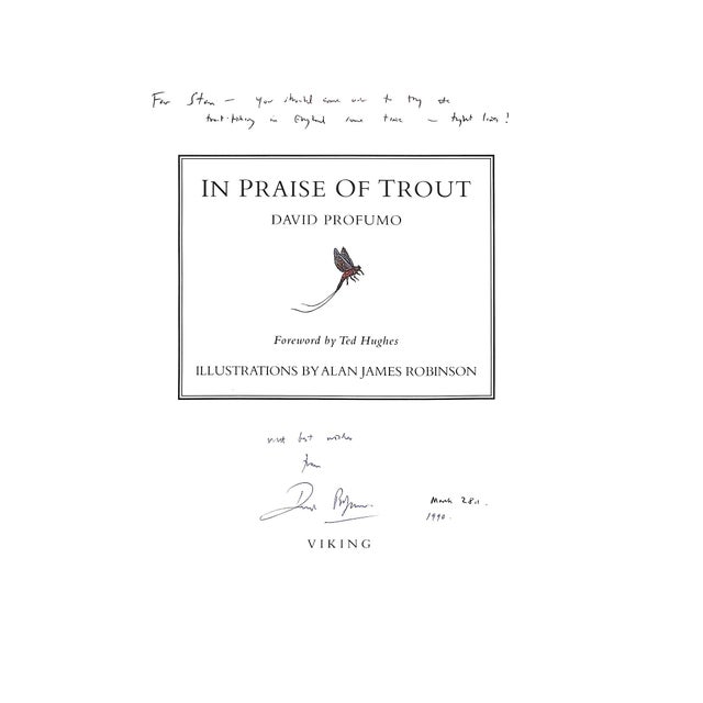 PROFUMO, David, ROBINSON, Alan Signed by the author on title page [90] pp. Viking 1989 First Edition 9 3/8" x 12"...