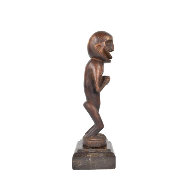 Early 20th Century Ngbaka Miniature Figure 11.25 Inch For Sale - Image 4 of 6