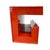 A James Mont style coffee table finished in high gloss red lacquer embodies bold glamour with a distinctive Asian inspired...