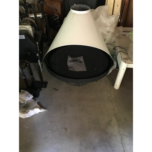 Dwr Mid Century White Malm Fireplace Chairish