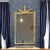 Metal Gold Leaf Mirror Neoclassical Empire Metal Laurel Leaves For Sale - Image 7 of 11