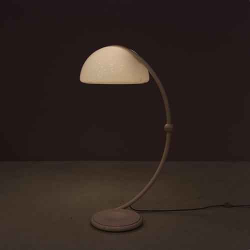 Metal Serpente Floor Lamp by Elio Martinelli for Martinelli, Italy, 1960s For Sale - Image 7 of 12