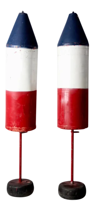 Vintage Large Buoys - a Pair