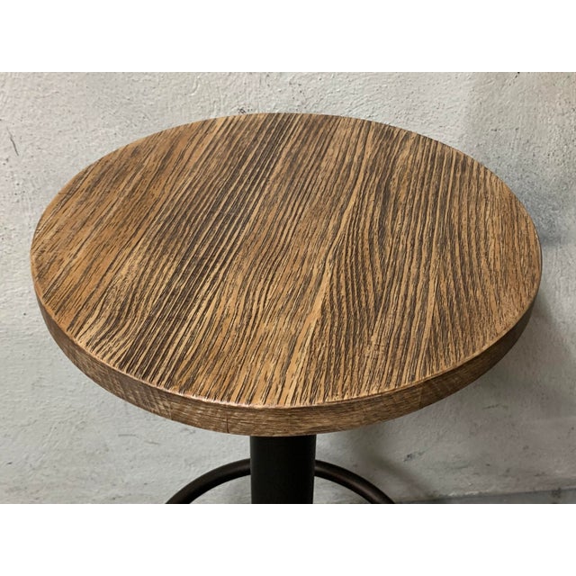 Wood New Extendable Dining Table for Indoor and Outdoor With Wood Top For Sale - Image 7 of 9