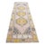1960s Faded Pastel Colour Oushak Runner Carpet For Sale