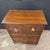 Late 19th Century Handsome Georgian Oak 4 Drawer Chest on Bun Feet With Decorative Molding Accents For Sale - Image 4 of 9